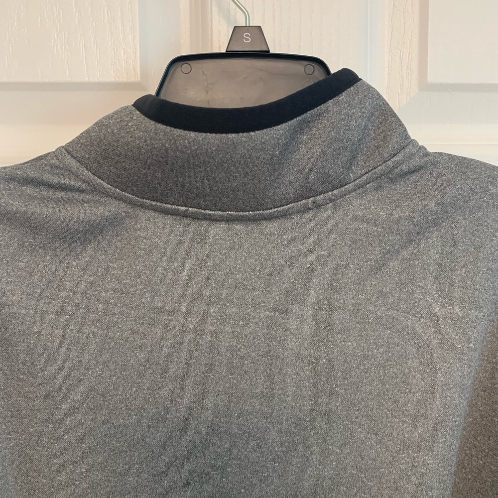 Men’s Tek Gear grey zip up sweatshirt. New. Size medium - Picture 9 of 11